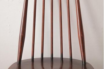 ヴィンテージ家具　イギリスビンテージ　ERCOL(アーコール)　ゴールドスミス　落ち着いた色味のチェア (ダイニングチェア、椅子)(R-038126)
