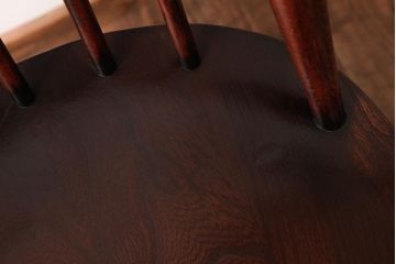 ヴィンテージ家具　イギリスビンテージ　ERCOL(アーコール)　ゴールドスミス　落ち着いた色味のチェア (ダイニングチェア、椅子)(R-038126)