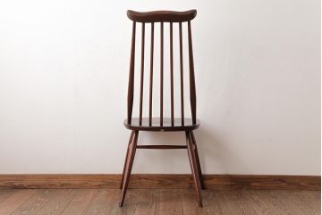 ヴィンテージ家具　イギリスビンテージ　ERCOL(アーコール)　ゴールドスミス　落ち着いた色味のチェア (ダイニングチェア、椅子)(R-038126)