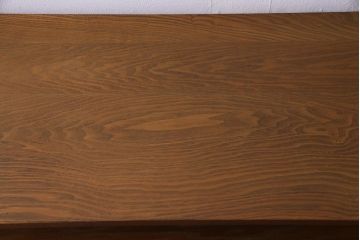 中古　指物工芸家具　桑総無垢材　高級品!和の趣たっぷりの茶箪笥(飾り棚)(R-038133)(定価約80万円)