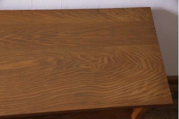 中古　指物工芸家具　桑総無垢材　高級品!和の趣たっぷりの茶箪笥(飾り棚)(R-038133)(定価約80万円)