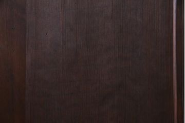 アンティーク建具　明治大正期　渋い色味が魅力のシンプルな板戸2枚セット(建具、帯戸、引き戸)(R-038135)