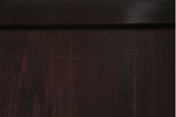 アンティーク建具　幅広サイズで存在感抜群の格子帯戸2枚セット(建具、引き戸)(R-038137)