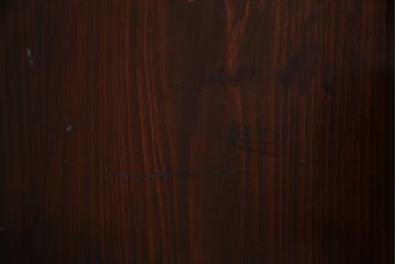 アンティーク建具　幅広サイズで存在感抜群の格子帯戸2枚セット(建具、引き戸)(R-038137)