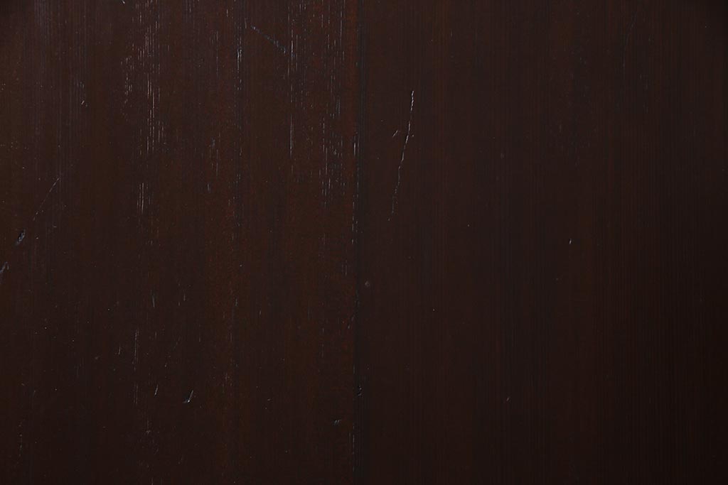 アンティーク建具　和製アンティーク　まっすぐな木目が美しい明治大正期の板戸(引き戸、建具)2枚セット(R-038138)