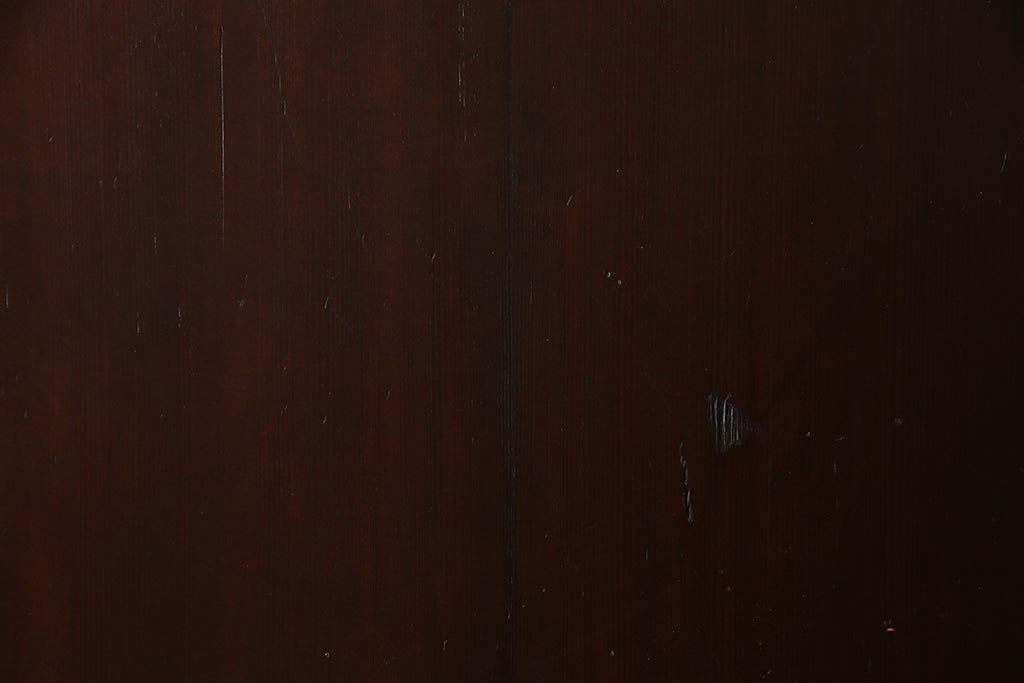 アンティーク建具　和製アンティーク　まっすぐな木目が美しい明治大正期の板戸(引き戸、建具)2枚セット(R-038138)