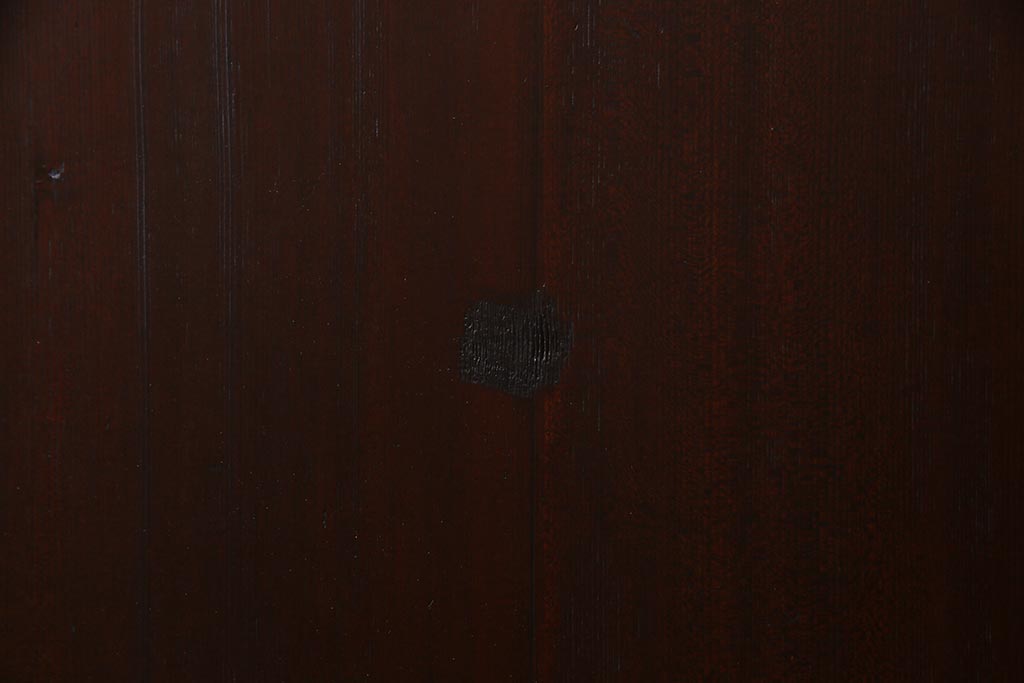 アンティーク建具　和製アンティーク　まっすぐな木目が美しい明治大正期の板戸(引き戸、建具)2枚セット(R-038138)