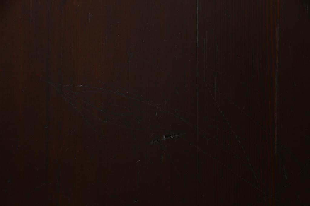 アンティーク建具　和製アンティーク　まっすぐな木目が美しい明治大正期の板戸(引き戸、建具)2枚セット(R-038138)