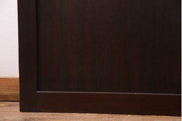 アンティーク建具　和製アンティーク　まっすぐな木目が美しい明治大正期の板戸(引き戸、建具)2枚セット(R-038138)