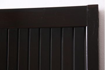 アンティーク建具　和製アンティーク　和の風情あふれる平格子戸2枚セット　(R-038139)