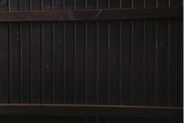 アンティーク建具　和製アンティーク　和の風情あふれる平格子戸2枚セット　(R-038139)