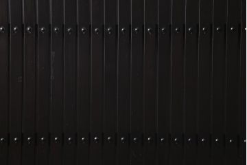 アンティーク建具　和製アンティーク　和の風情あふれる平格子戸2枚セット(引き戸、建具)(R-038139)