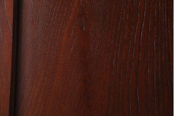 アンティーク建具　明治大正期　総ケヤキ材一枚板・漆塗り　赤みを帯びた木肌が魅力の蔵戸(建具、引き戸、玄関戸)(R-038144)