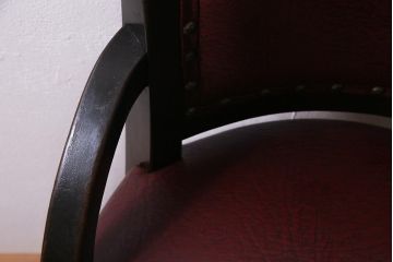 アンティーク家具　大正昭和初期　ノスタルジーな雰囲気漂うドクターチェア(回転チェア)(R-038145)