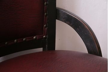 アンティーク家具　大正昭和初期　ノスタルジーな雰囲気漂うドクターチェア(回転チェア)(R-038145)