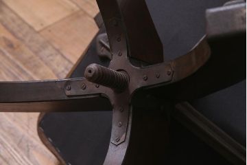 アンティーク家具　大正昭和初期　ノスタルジーな雰囲気漂うドクターチェア(回転チェア)(R-038145)