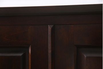 中古　北海道民芸家具　リメイク　テレビ台　洗練された雰囲気の2wayリビングボード(衣装箪笥、収納棚)(R-038146)