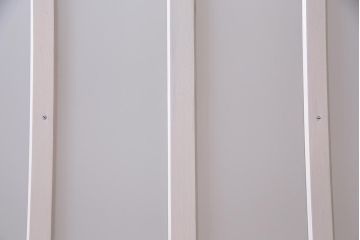 アンティーク建具　ペイント　すりガラス　フレンチナチュラルにもぴったりなガラス戸2枚セット(引き戸)(R-038155)