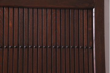 和製アンティーク　明治大正期　総ケヤキ材　重厚かつ上品な佇まいの松本蔵戸(建具、引き戸、玄関戸)(R-038156)