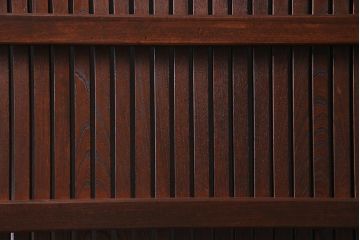 和製アンティーク　明治大正期　総ケヤキ材　重厚かつ上品な佇まいの松本蔵戸(建具、引き戸、玄関戸)(R-038156)