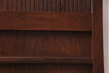 和製アンティーク　明治大正期　総ケヤキ材　重厚かつ上品な佇まいの松本蔵戸(建具、引き戸、玄関戸)(R-038156)