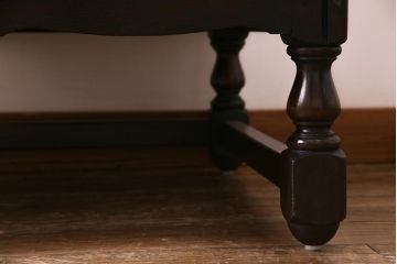 ヴィンテージ家具　イギリスビンテージ　ERCOL(アーコール)　Old Colonial(オールドコロニアル)　両袖デスク(両袖机、在宅ワーク、在宅用ライティングデスク、ワークデスク)(R-038159)