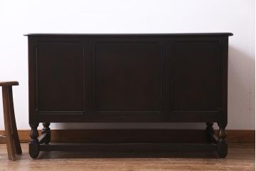 ヴィンテージ家具　イギリスビンテージ　ERCOL(アーコール)　Old Colonial(オールドコロニアル)　両袖デスク(両袖机、在宅ワーク、在宅用ライティングデスク、ワークデスク)(R-038159)