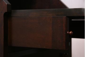 ビンテージ家具　松本民芸家具　#33A型　コンパクトなライティングビューロー(机、在宅ワーク、在宅用デスク)(定価約29万円)(R-038160)