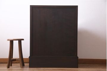 ビンテージ家具　松本民芸家具　#33A型　コンパクトなライティングビューロー(机、在宅ワーク、在宅用デスク)(定価約29万円)(R-038160)