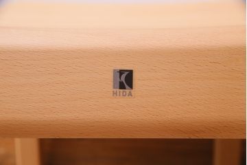 中古　飛騨産業　キツツキ　KF202B　ビーチ材　キッズスタッキングチェア2脚セット(子供椅子、イス、バラ売り可能、キッズチェア)(R-038166)