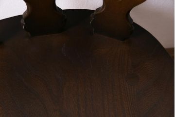 ヴィンテージ家具　イギリスビンテージ　ERCOL(アーコール)　素朴で愛らしいシスルバックチェア(ダイニングチェア、椅子)(R-038179)