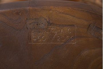 ヴィンテージ家具　イギリスビンテージ　ERCOL(アーコール)　素朴で愛らしいシスルバックチェア(ダイニングチェア、椅子)(R-038179)