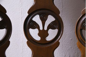 ヴィンテージ家具　イギリスビンテージ　ERCOL(アーコール)　上品な佇まいのシスルバックチェア(ダイニングチェア、椅子)(R-038180)