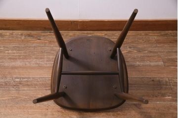 ヴィンテージ家具　イギリスビンテージ　ERCOL(アーコール)　上品な佇まいのシスルバックチェア(ダイニングチェア、椅子)(R-038180)