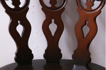 ヴィンテージ家具　イギリスビンテージ　ERCOL(アーコール)　上品な佇まいのシスルバックチェア(ダイニングチェア、椅子)(R-038181)