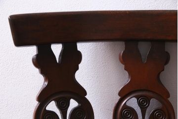 ヴィンテージ家具　イギリスビンテージ　ERCOL(アーコール)　上品な佇まいのシスルバックチェア(ダイニングチェア、椅子)(R-038181)