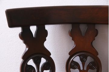 ヴィンテージ家具　イギリスビンテージ　ERCOL(アーコール)　上品な佇まいのシスルバックチェア(ダイニングチェア、椅子)(R-038183)
