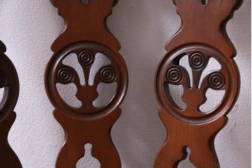 ヴィンテージ家具　イギリスビンテージ　ERCOL(アーコール)　上品な佇まいのシスルバックチェア(ダイニングチェア、椅子)(R-038184)