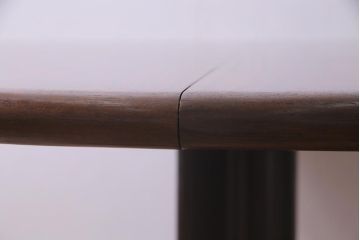 ヴィンテージ家具　北欧ビンテージ　デンマーク製　チーク材・ローズウッド材　上品なラウンドテーブル(ダイニングテーブル)(R-038185)