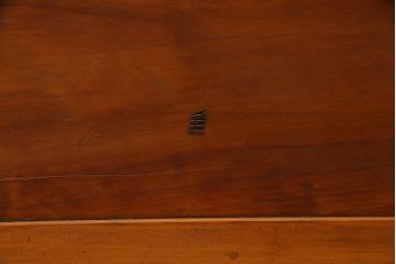 レトロ家具　昭和初期　ヒノキ材　柔らかな木の風合いが魅力のガラスケース(ショーケース、陳列棚)(R-038186)