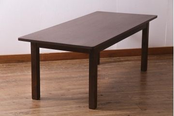和製ビンテージ　レトロ家具　シンプルなデザインが魅力のローテーブル(R-038190)