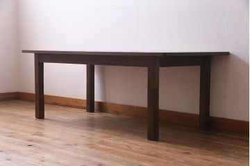 和製ビンテージ　レトロ家具　シンプルなデザインが魅力のローテーブル(R-038190)