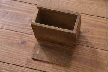 アンティーク家具　古民具・骨董　三方ケヤキ材　江戸明治期　味わい深い佇まいの船箪笥(舟箪笥、掛硯型、懸硯型、小引き出し)
