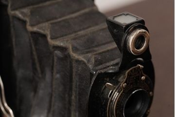 アンティーク雑貨　Kodak(イーストマンコダック)　NO.2 BROWNIE(ブローニー)　クラシックカメラ(蛇腹カメラ)(R-038192)