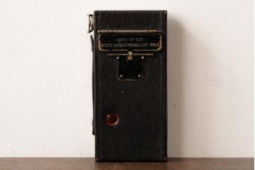 アンティーク雑貨　Kodak(イーストマンコダック)　NO.2 BROWNIE(ブローニー)　クラシックカメラ(蛇腹カメラ)(R-038192)