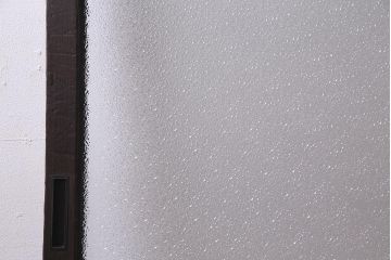 アンティーク建具　和製アンティーク　大判のダイヤガラスが魅力のガラス戸1枚(R-038199)