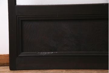 アンティーク建具　和製アンティーク　大判のダイヤガラスが魅力のガラス戸1枚(R-038199)