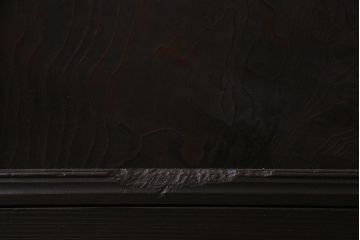 アンティーク建具　和製アンティーク　大判のダイヤガラスが魅力のガラス戸1枚(R-038199)