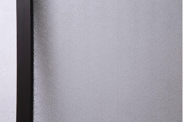 アンティーク建具　和製アンティーク　大判のダイヤガラスが魅力のガラス戸1枚(R-038199)