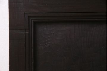 アンティーク建具　和製アンティーク　大判のダイヤガラスが魅力のガラス戸1枚(R-038199)